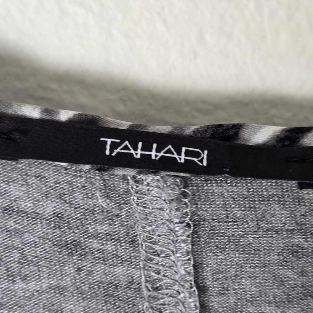 Tahari Sleeveless Top Womens Small Gray Shirt - Picture 4 of 8